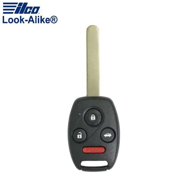 2006-2011 Honda Civic / 4-Button Remote Head Key / PN: 35111-SVA-306 / N5F-S0084A (AFTERMARKET)