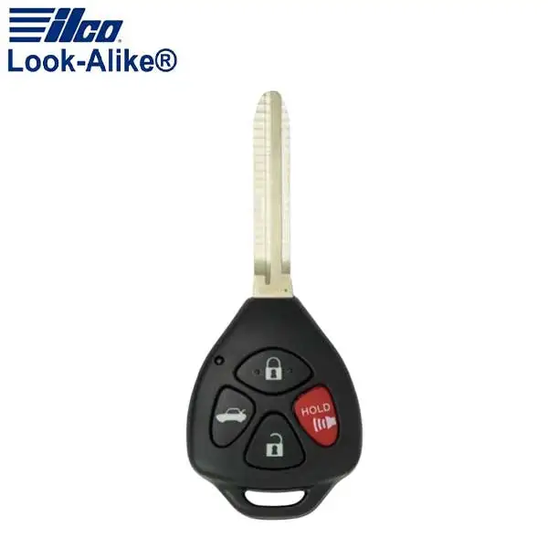 2009-2012 Toyota / 4-Button Remote Head Key / PN: 89070-02270 / GQ4-29T (AFTERMARKET)