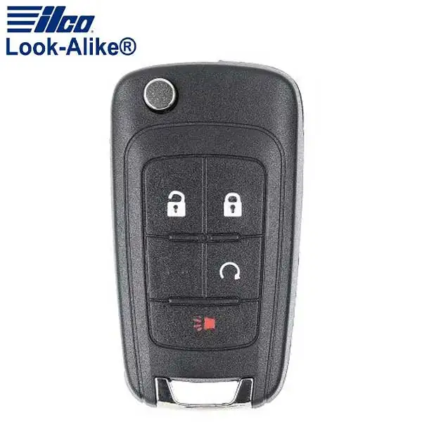 2010 - 2017 GMC Terrain / 4-Button Flip Key / PN: FLIP-GM-4B2HS / OHT01060512 (AFTERMARKET)