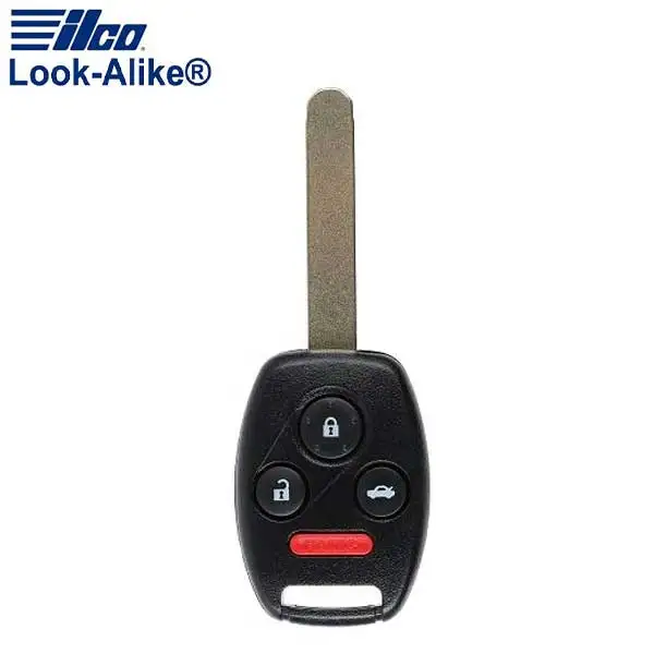 2005-2006 Honda / 4-Button Remote Head Key / PN: 35111-S9A-305 / 0UCG8D-380H-A (AFTERMARKET)