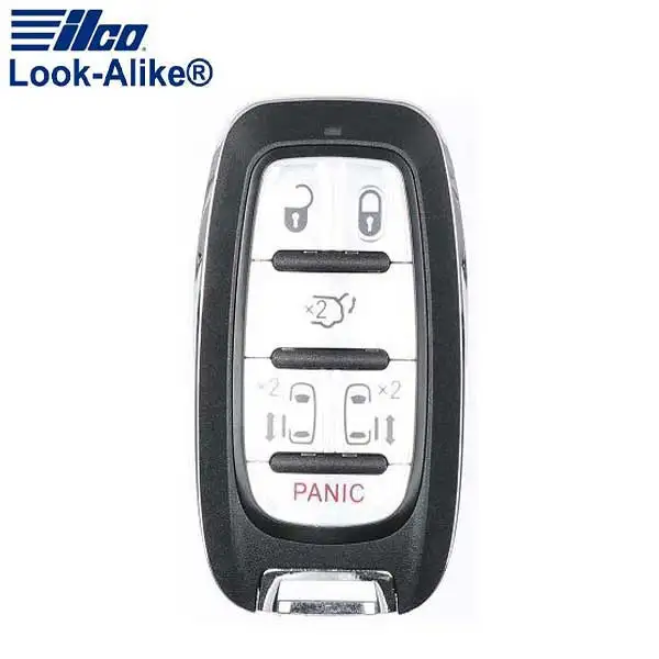 2017-2020 Chrysler Pacifica / Voyager / 6-Button Smart Key / No KeySense / PN: 68241532AC / M3N-97395900 (AFTERMARKET)