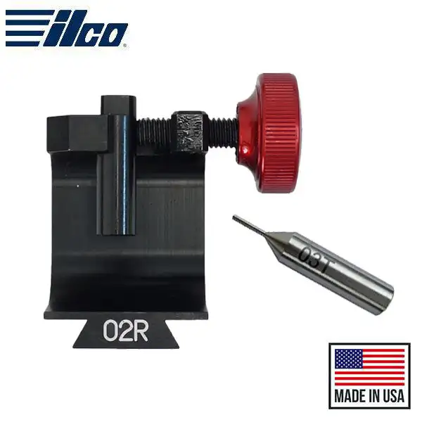 Ilco - Silca - D743275ZB - 02R Clamp & 03T Tracer - for Harley Davidson Tubular Keys - for Futura / Futura Pro