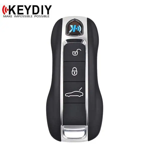 KEYDIY - Porsche Style - 3-Button Smart Key Blank - Black (KD-ZB19)