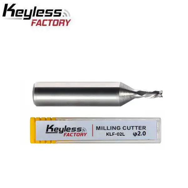 Premium Carbide - 2mm - End Mill Cutter - for Silca / Futura Key Cutting Machines