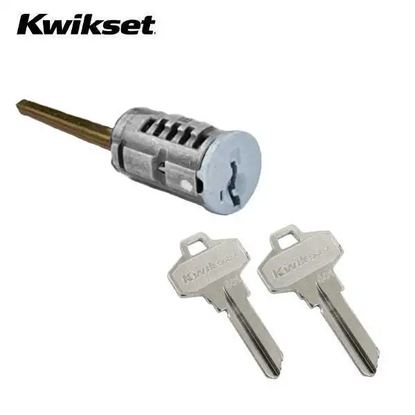 Kwikset - SmartKey SC1 Schlage Cylinder For Single Cylinder & Electronic Deadbolt - Silver Finish