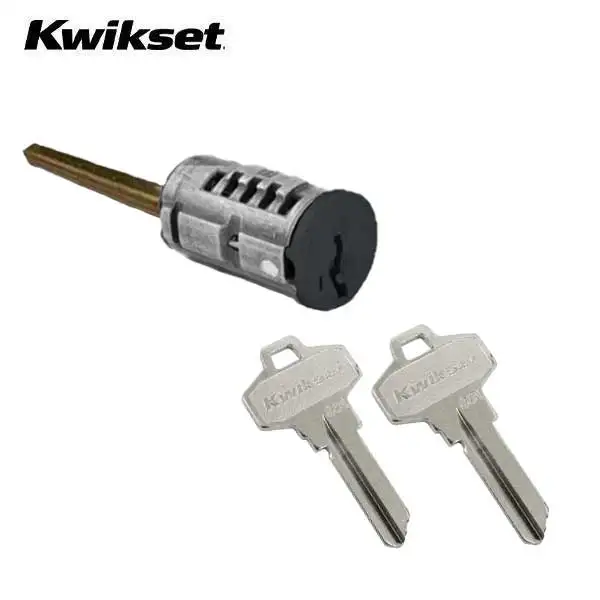 Kwikset - SmartKey SC1 Schlage Cylinder For Single Cylinder & Electronic Deadbolt - Black Finish