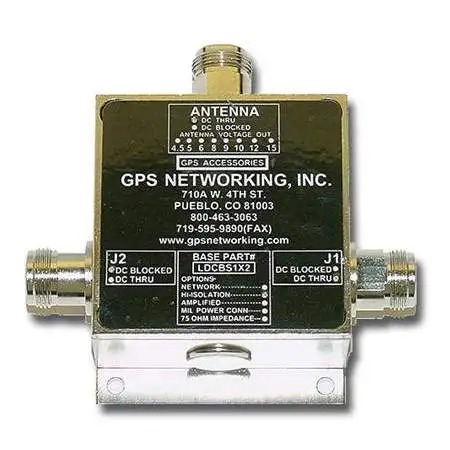 GPS Networking 1x2 GPS Passive Antenna Splitter (LDCBS1X2-N)