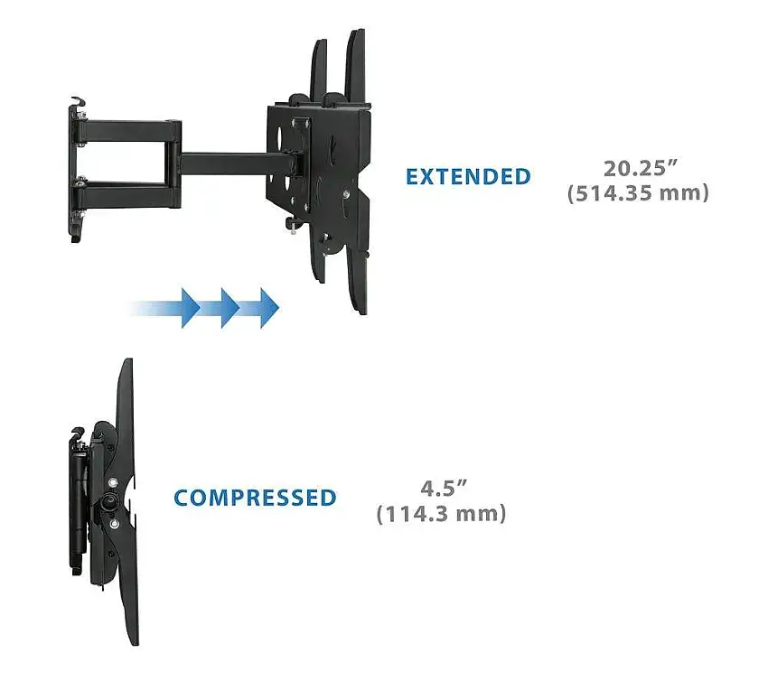 Mount-It Extra Large Heavy Duty TV Wall Mount with Extension (MI-310L)