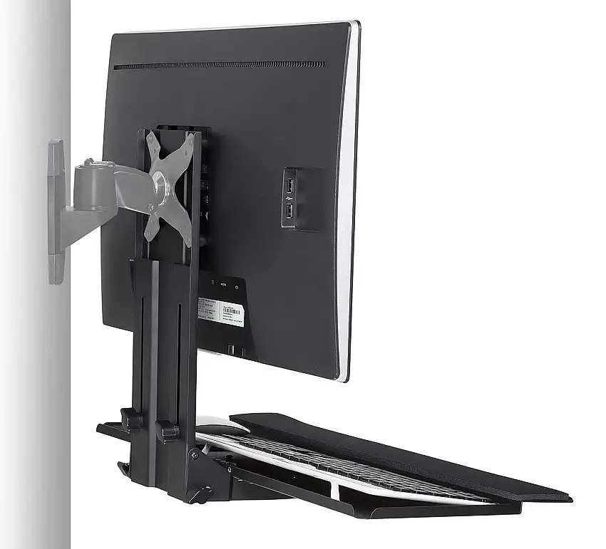 Mount-It Height Adjustable Monitor and Keyboard Wall Mount (MI-7915)