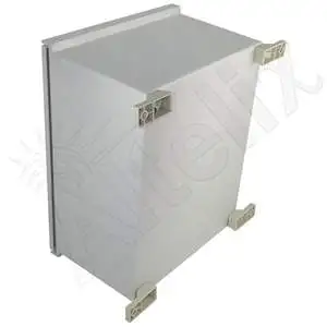 Altelix NFC161208VFHA1 - 16x12x8 Vented Fiberglass Weatherproof NEMA Enclosure with Cooling Fan, 200W Heater and 120 VAC Outlets