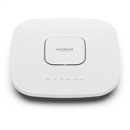 Netgear WAX630-100NAS Tri Band Wi-Fi 6Gb/s Indoor Wireless Access Point - Ceiling/Wall Mountable - White