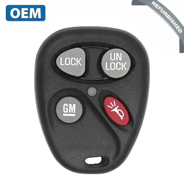 2002 Chevrolet Blazer / 4-Button Keyless Entry Remote / Dealer Installed / PN: 12490830 / EZSOEMTX (OEM REFURB)