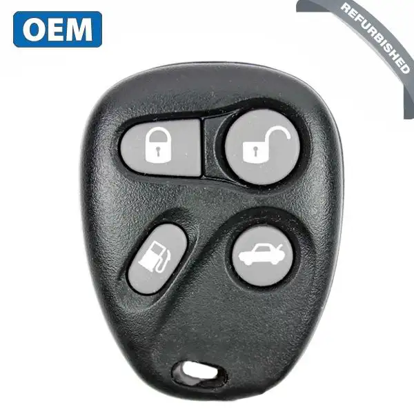1998-2000 Cadillac DeVille / 4-Button Keyless Entry Remote / Gas / PN: 25656444 / KOBUT1BT (OEM REFURB)