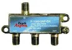 Eagle Aspen 3-Way Splitter for Antenna and Cable TV (P-1000-3AP-GX)