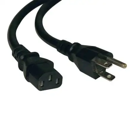 Tripp Lite - 10ft AC Power Cord C13 to 5-15P 3x14AWG 15A 125V (P007-010)