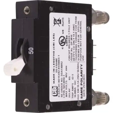 NewMar 50A Plug-In Breaker for DST-20 (PBA-50)