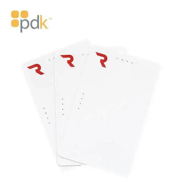 PDK - RED High Security Credential Card - Multi Technology - Desfire EV2 - 8K Memory + Prox - Pack of 25 (125 MHz Prox)