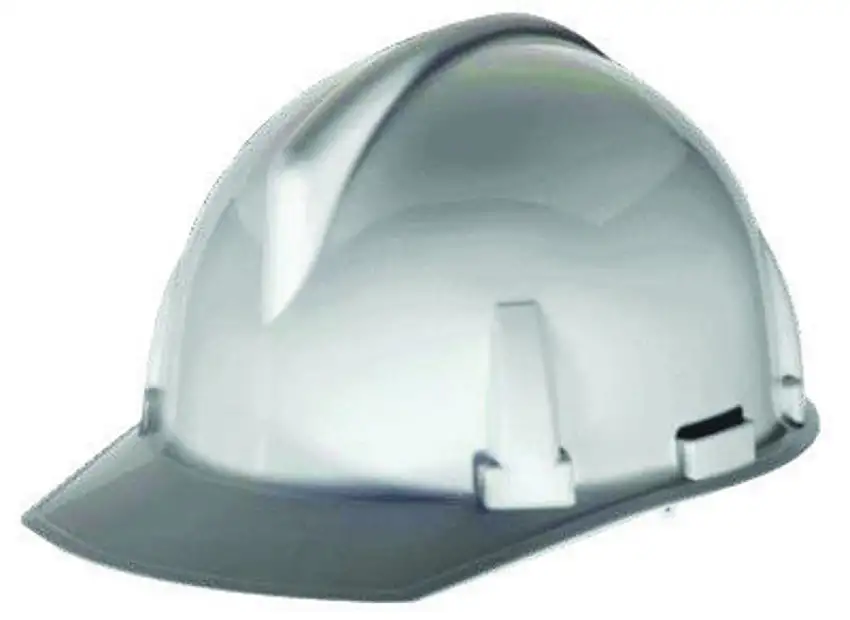 MSA White Topgard  Polycarbonate Cap Style Hard Hat With 4 Point Pinlock Suspension