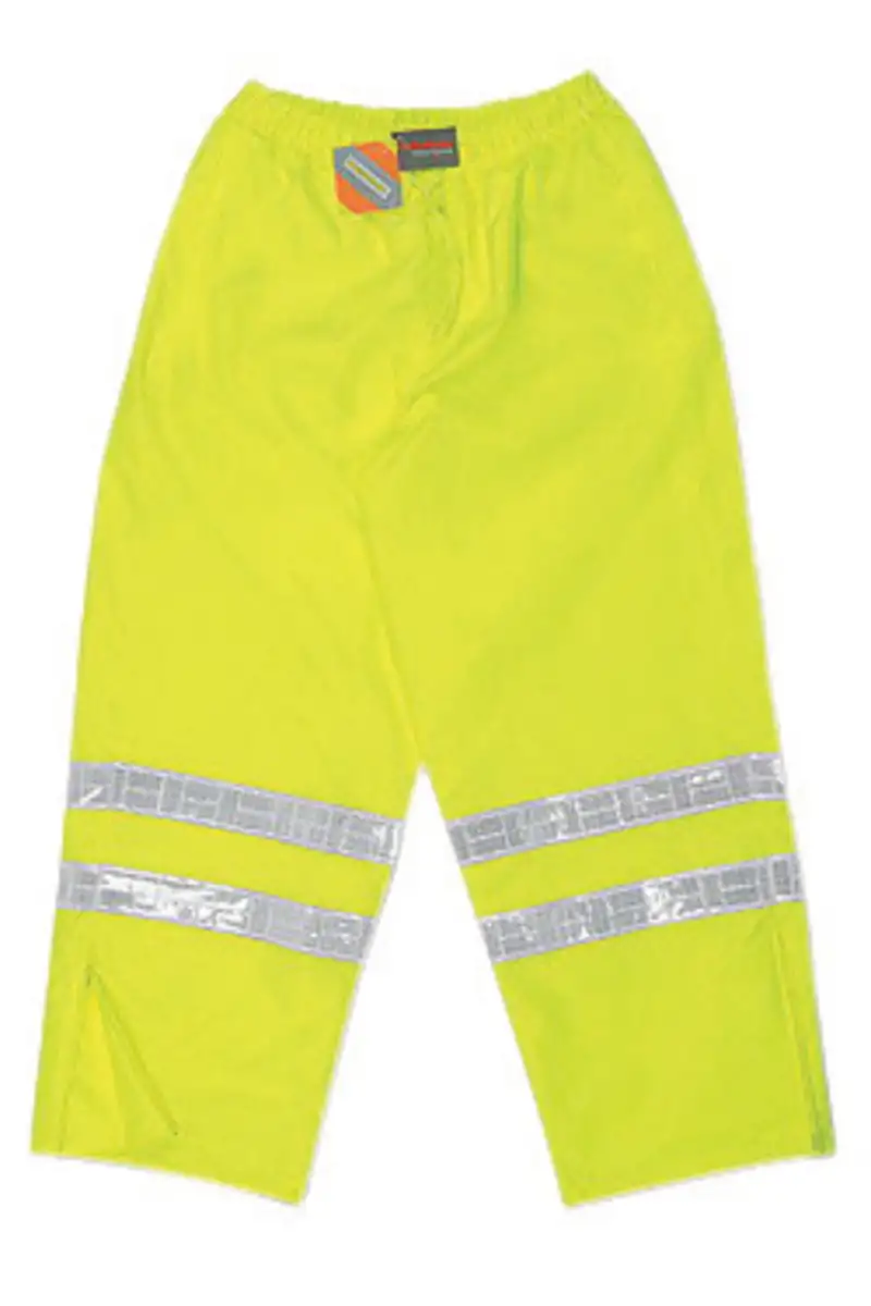 MCR Safety 3X Hi-Vis Green Luminator Polyester And Polyurethane Pants