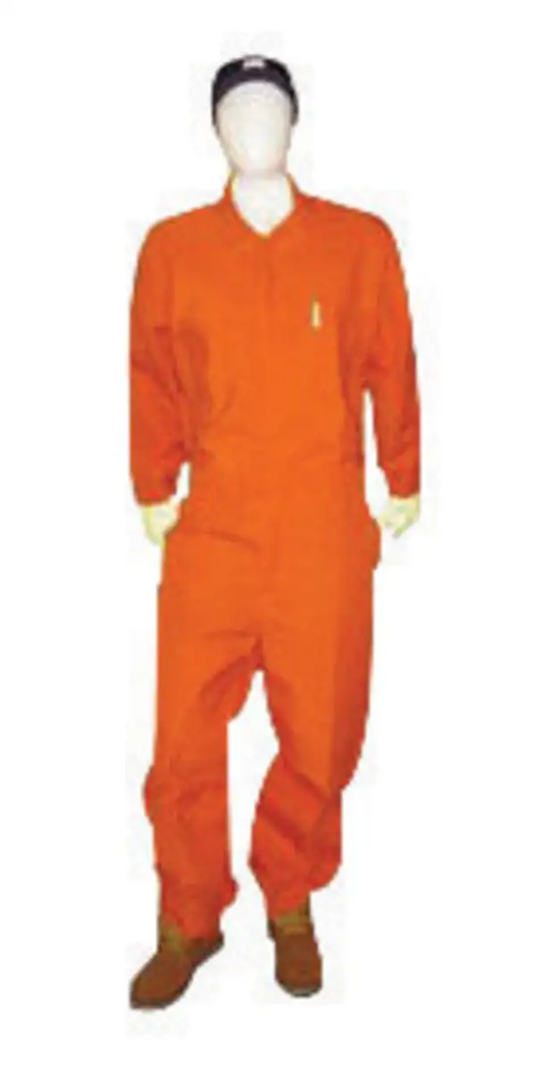 Stanco Safety Products 4X Orange Nomex  IIIA Flame Retardant Coveralls With Front Zipper Closure