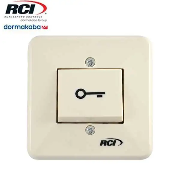 RCI - 909S-MA - Rocker Switch - Surface Mount - Momentary Switch Mode (SPDT) Rocker Switch  - 10A at 250VAC - Beige finish