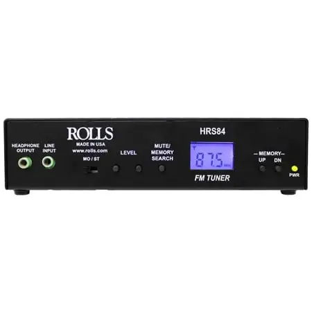 Rolls HRS84 FM Digital Tuner/Receiver with XLR outputs