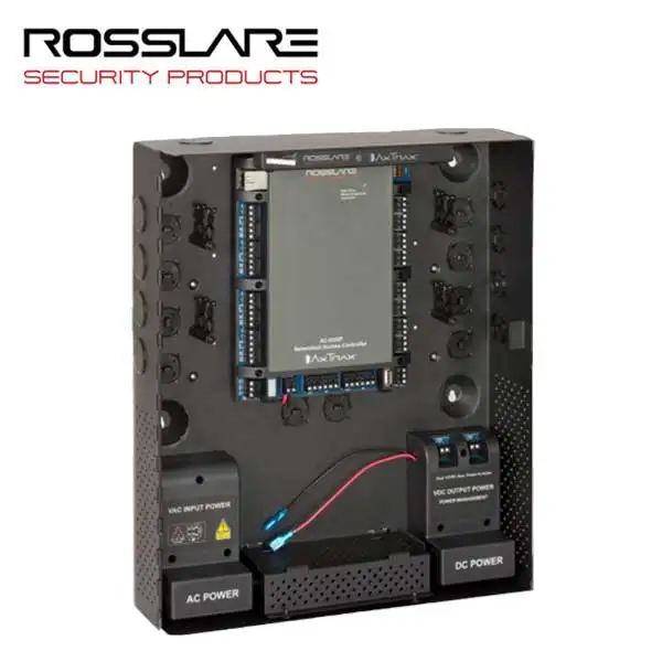 Rosslare - AC825IP - Expandable Networked Access Control Panel - Enclosed - 6 Readers - TCP/IP - 100K Users - 500K Event History - 12VDC