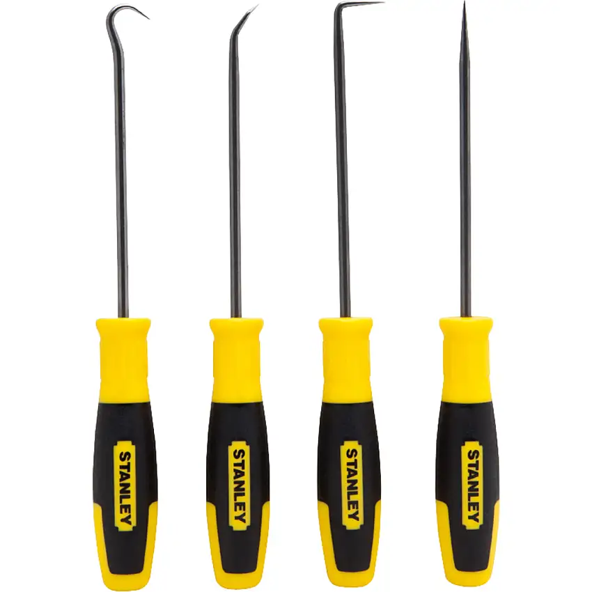 Stanley® Multi Yellow/Black Steel Pick And Hook Tool Set