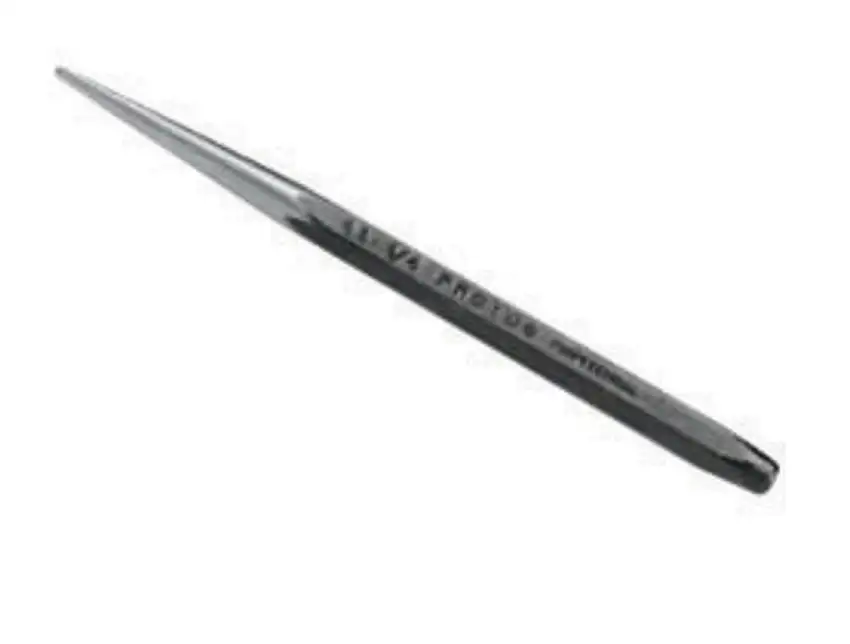 Stanley® 9/64" Tip X 5/16" Dia X 4 5/8" OAL Black Oxide Steel Proto® Punch
