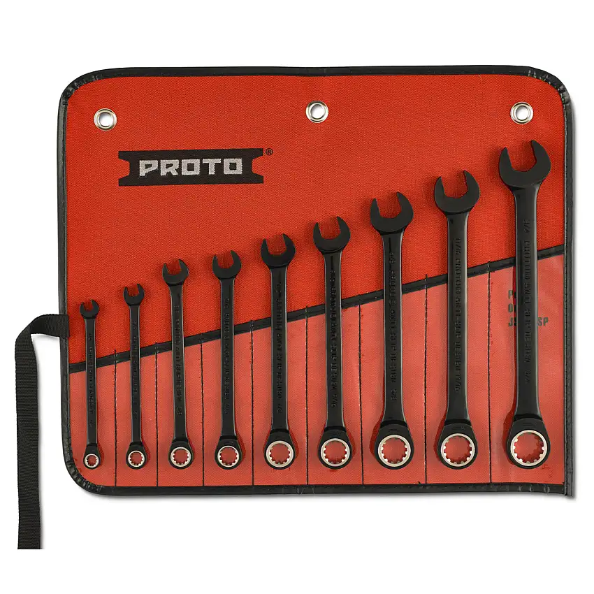 Stanley® Black Chrome Proto® Wrench Tool Set