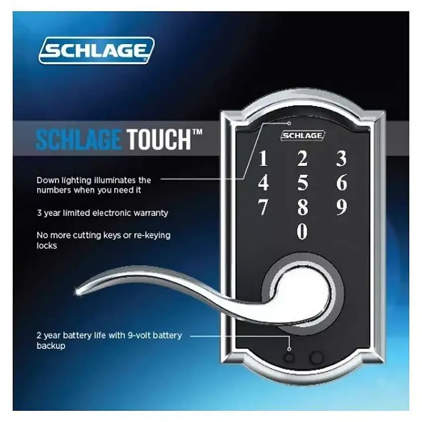 Schlage FE-Series FE695 CAM 622 ACC Entry Door Set