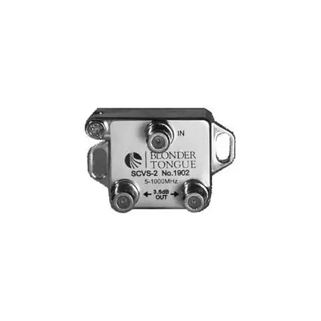 Blonder Tongue SCVS-2 2-Way L-Style RF Splitter - 5 to 1000MHz - 25-Pack