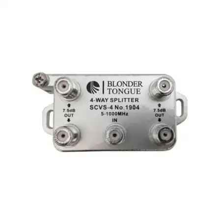 Blonder Tongue SCVS-4 4-Way L-Style Splitter - 5 - 1000MHz - 25 Pack