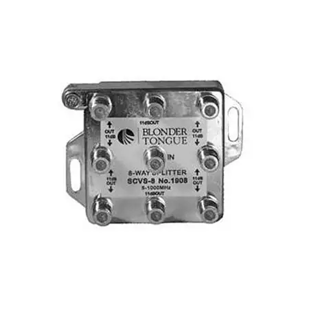 Blonder Tongue SCVS-8 8-Way L-Style Splitter - 5 - 1000MHz - 25 Pack