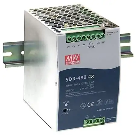 DuraComm Corporation Switching Power Supply 10A 48V (SDR-480-48)