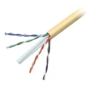 Solid Signal Catt-6 UTP Solid Riser CMR Cable 1000' Pull Box Yellow (SSC6-1000Y)