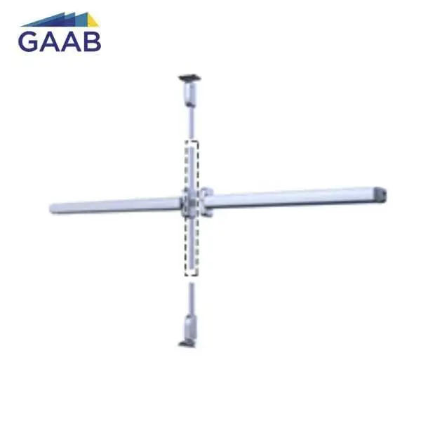 GAAB - T291-05  - Vertical Rod - Suitable for T300 series and T290 series - Satin Chrome