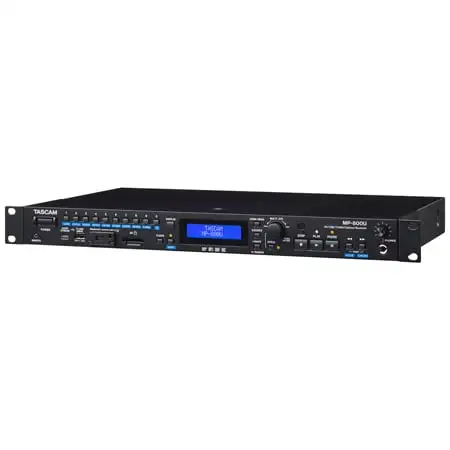 TASCAM MP-800U 1RU SD/USB Player with Bluetooth Receiver / USB DAC and FM Tuner