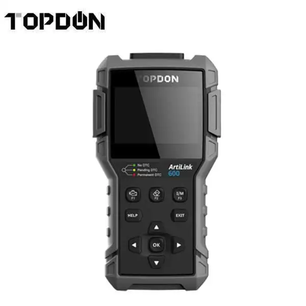 TOPDON - Artilink 600 - OBDII Diagnostic Scan Tool - 18V - 3.5" Color Display - DTC Library Lookup - Live Data Monitoring