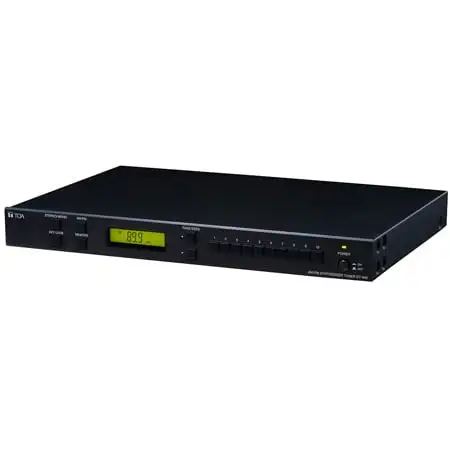TOA DT-940 1U AM/FM Tuner with 40 Presets / Digital Display - Black