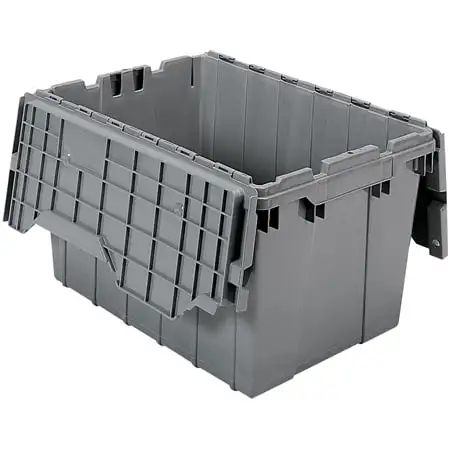 22in x 15in x 12.5in (12 gallon) Grey Tote