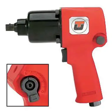 Universal Tool UT8150P-2 1/2" Pistol Grip Impact Wrench | 550 (ft.-lb.) Max Torque | 7,000 RPM | Handle Exhaust