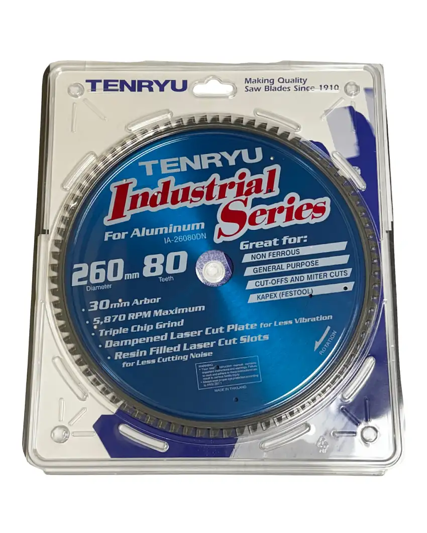 Tenryu IA-26080DN for Aluminum, Non Ferrous Metals (Fits Festool Kapex)