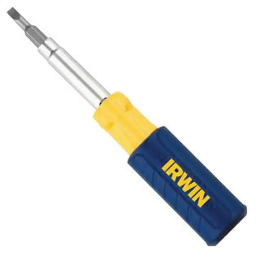 IRWIN® 6" L Blue/Yellow Steel Screwdriver