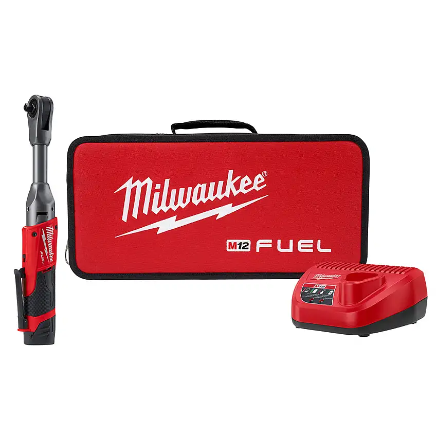 Milwaukee 2560-21 M12 FUEL 3/8 in. Extended Reach Ratchet 1 Battery Ki