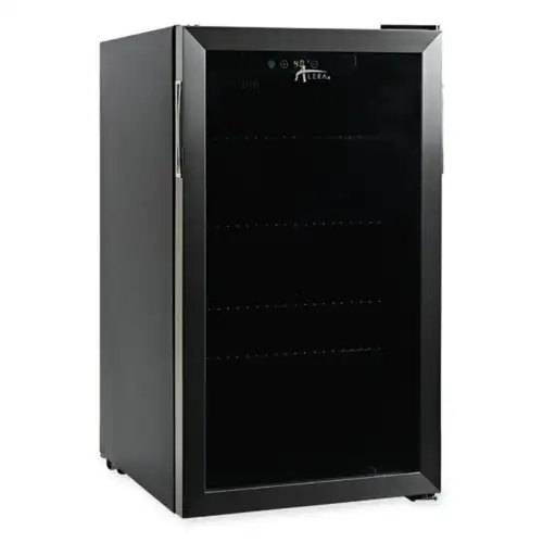 Alera 3.4 cu-ft. Beverage Cooler - Stainless Steel/Black