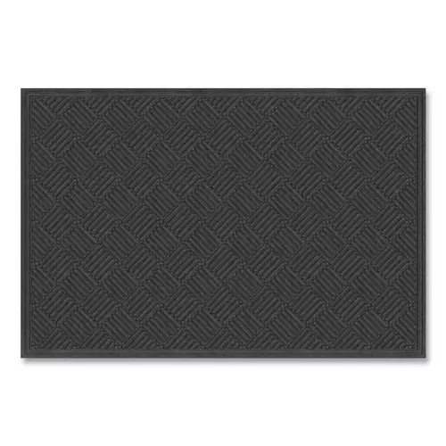 Apache Mills 48 in. x 72 in. Ecomat Crosshatch Entry Mat - Charcoal