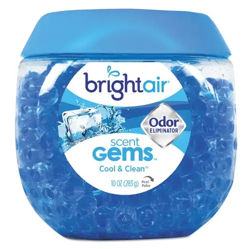 BRIGHT Air 10 oz. Scent Gems Odor Eliminator - Cool and Clean, Blue