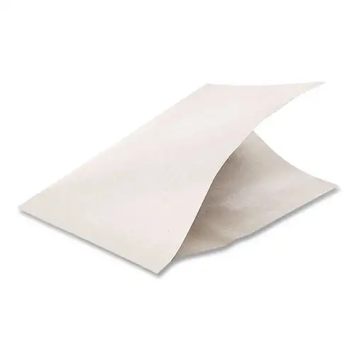 Bagcraft 300421 7 in. x 6.75 in. Dubl Open Single-Serve Bags - White (8000/Carton)