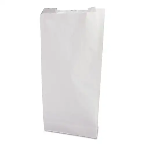 Bagcraft 300496 ToGo! 5.25 in. x 12 in. Foil Insulator Deli and Sandwich Bags - White (500/Carton)